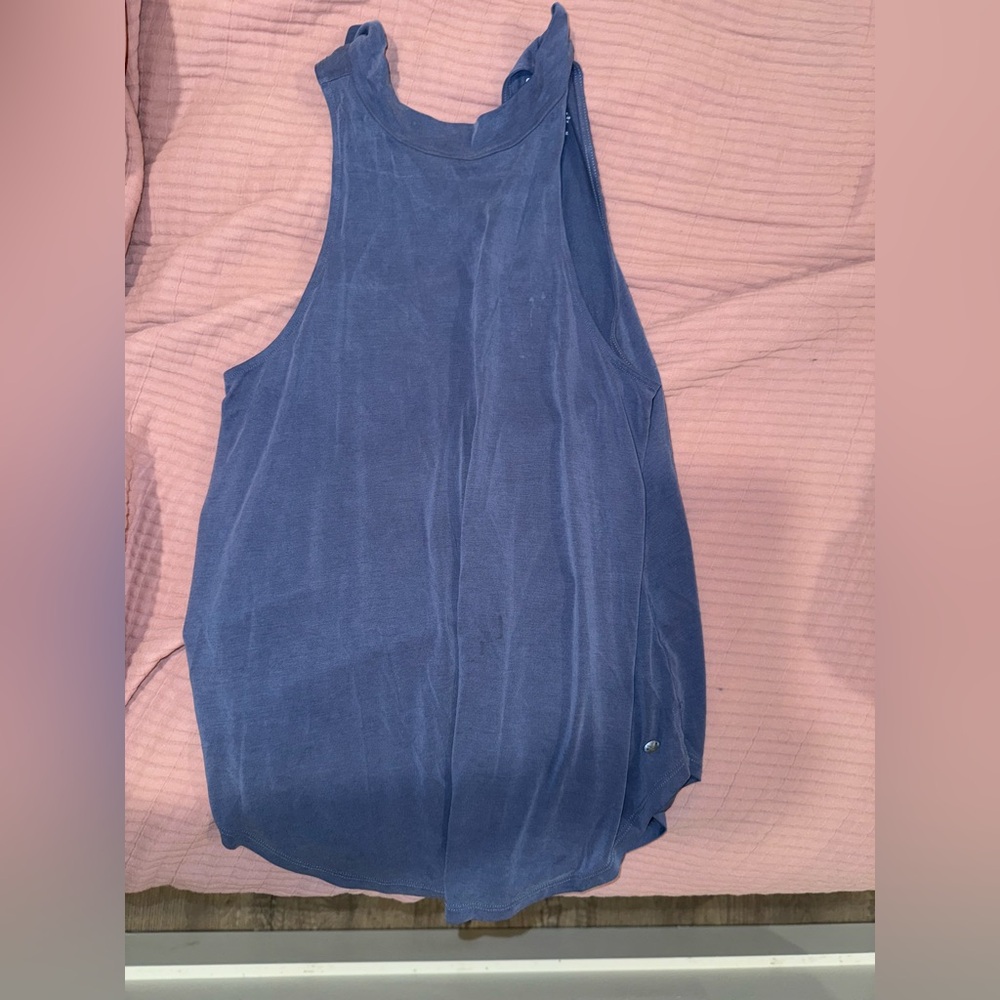 American Eagle Outfitters Dusty Blue Racerback Tank